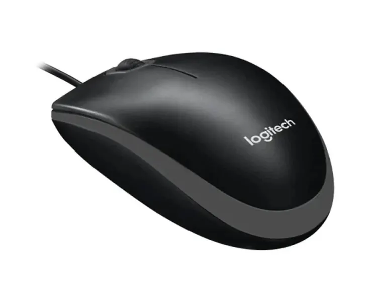 Logitech B100 Optical USB Mouse Black - 910-003357