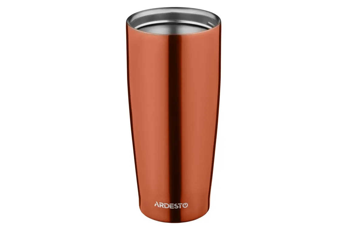 თერმოჭიქა ARDESTO Travel mug Easy travel 450 ml, orange, s/s