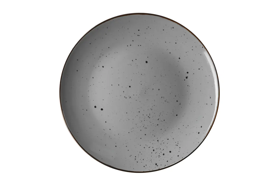 თეფში Ardesto Dinner plate Bagheria Grey, 26cm, ceramics, gray