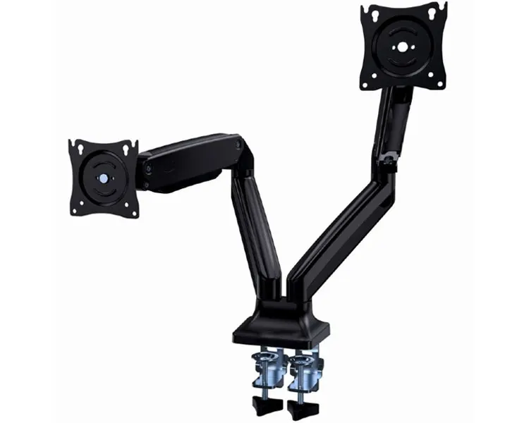 მონიტორის საკიდი Gembird MA-DA2-03 Full-motion Desk 2-Display Mounting Arm 17"-35"