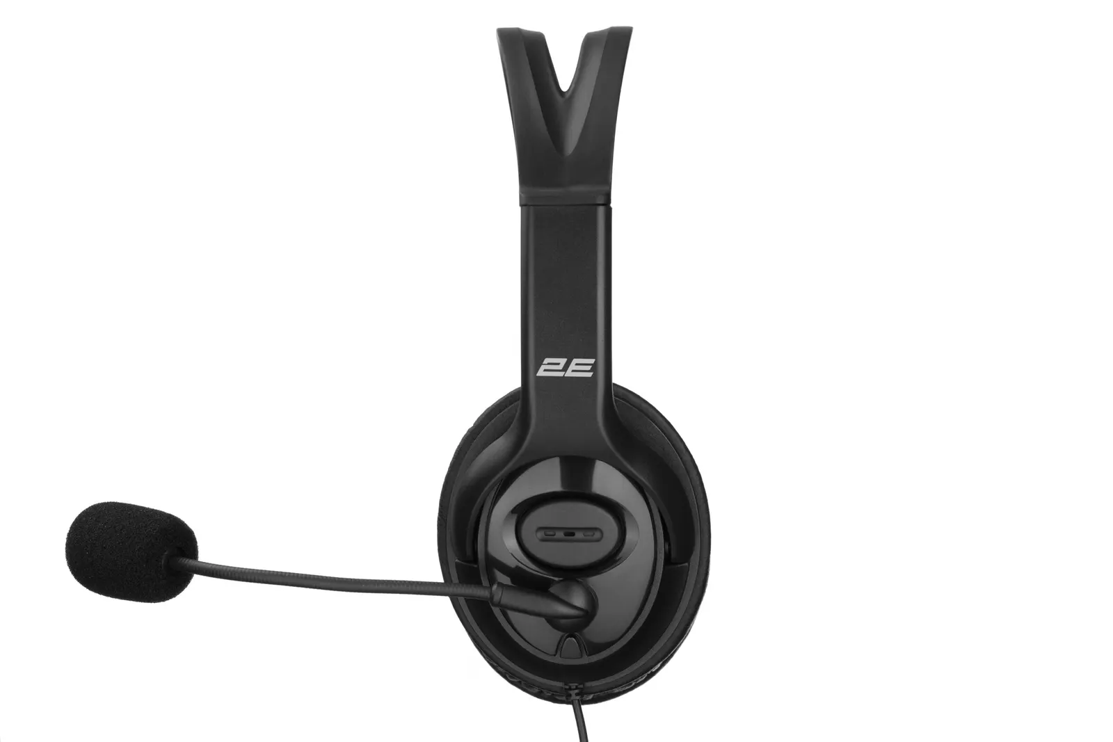 2E PC headset stereo Over-ear CH13 mini-jack, omni-mic, 1.2m, black