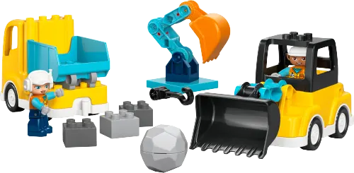 კონსტრუქტორი LEGO DUPLO Town 3 in 1 Construction Vehicles 10475