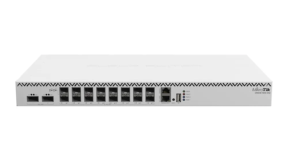 მართვადი სვიჩი - CRS518, L3, 16XS, 2XQ, MikroTik CRS518-16XS-2XQ-RM