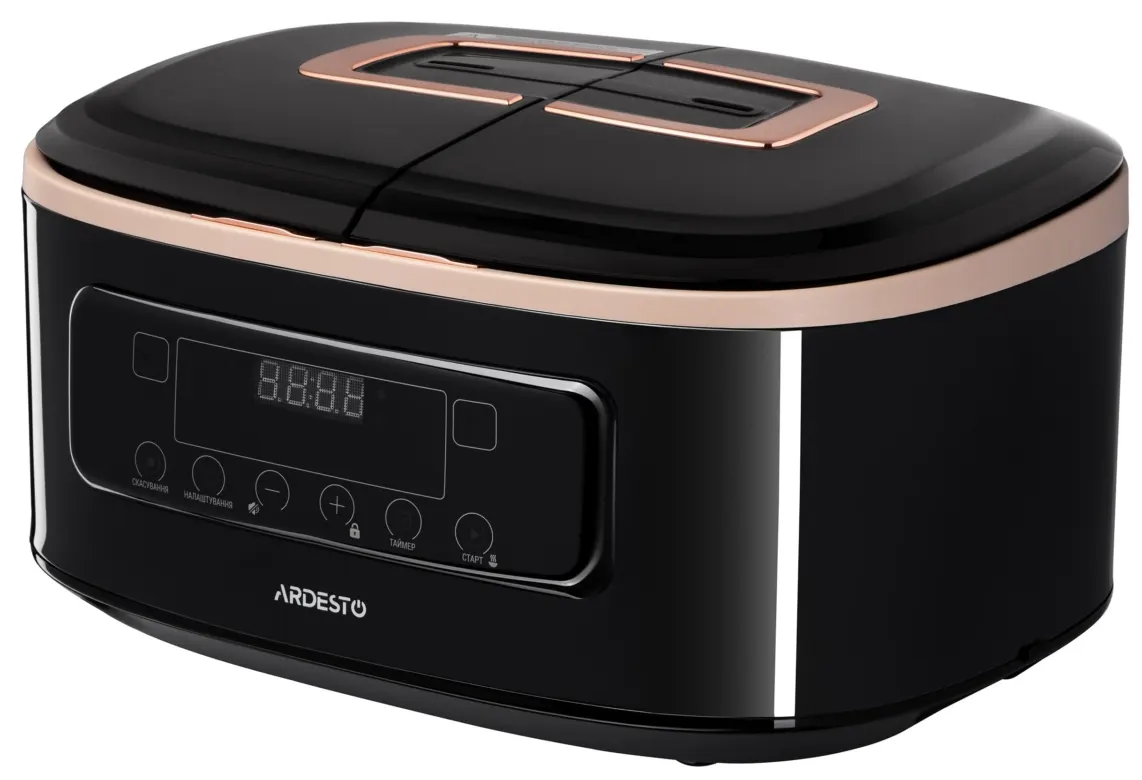 მულტისახარში Ardesto Multicooker DMC-SS1812B 2 pots/black