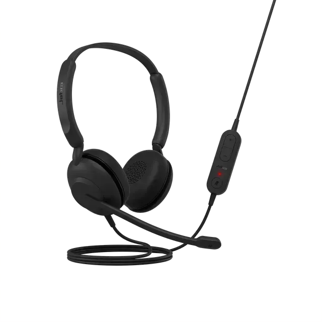 ყურსასმენი Evolve 10 Stereo, Jabra, Headphone, USB-A, Leatherettes, Black.