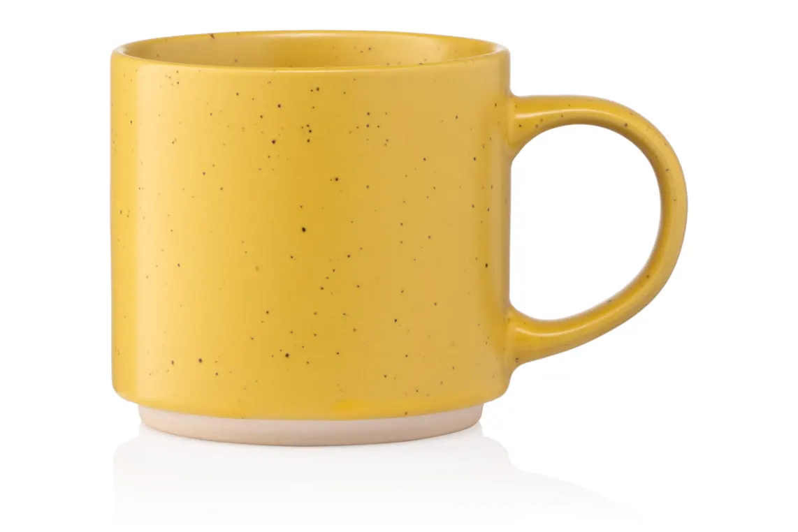 კათხა Ardesto Mug Alcor, 420ml, ceramics, yellow
