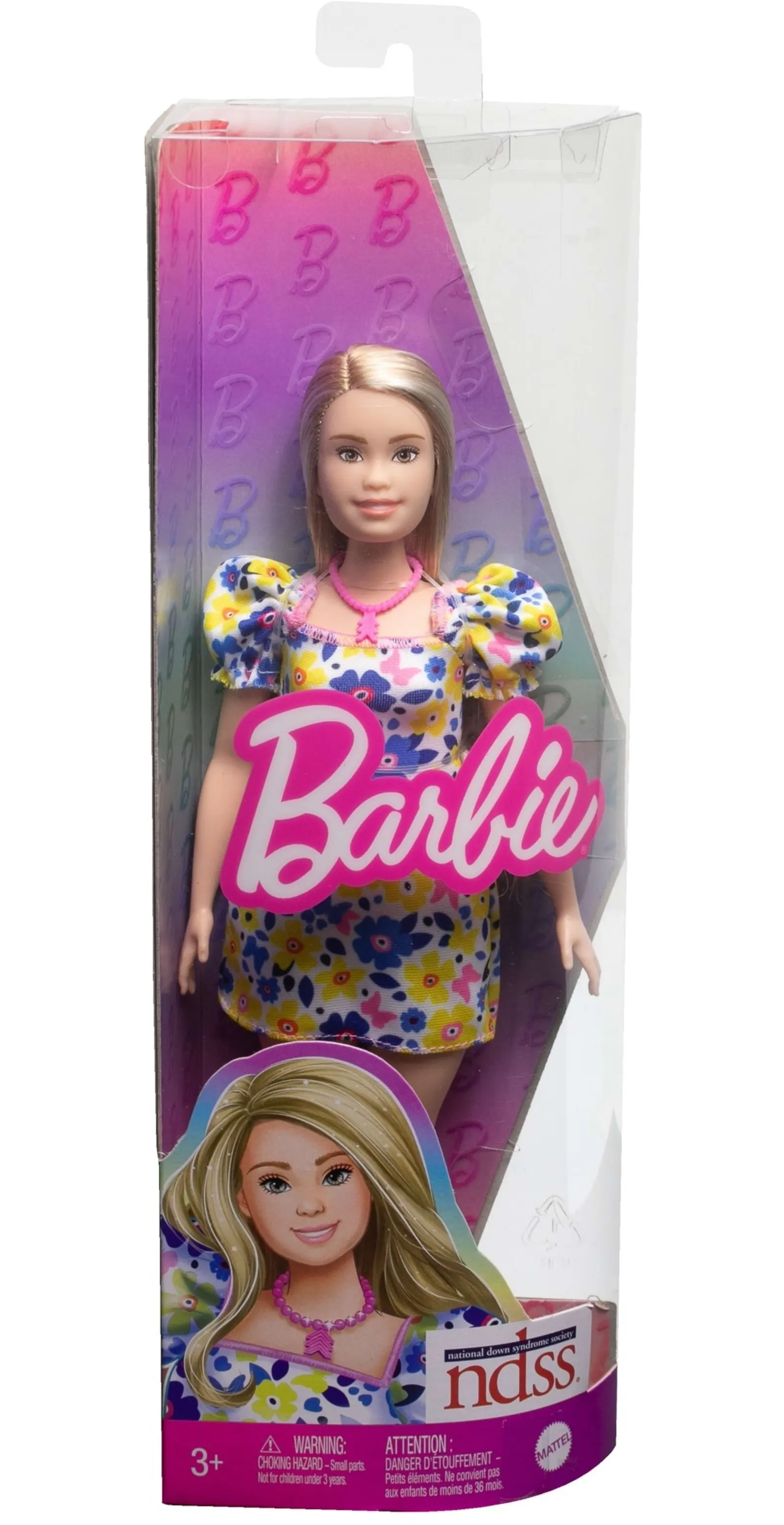 Mattel Barbie Fashionistas Doll - Floral Babydoll Dress (New pack.)