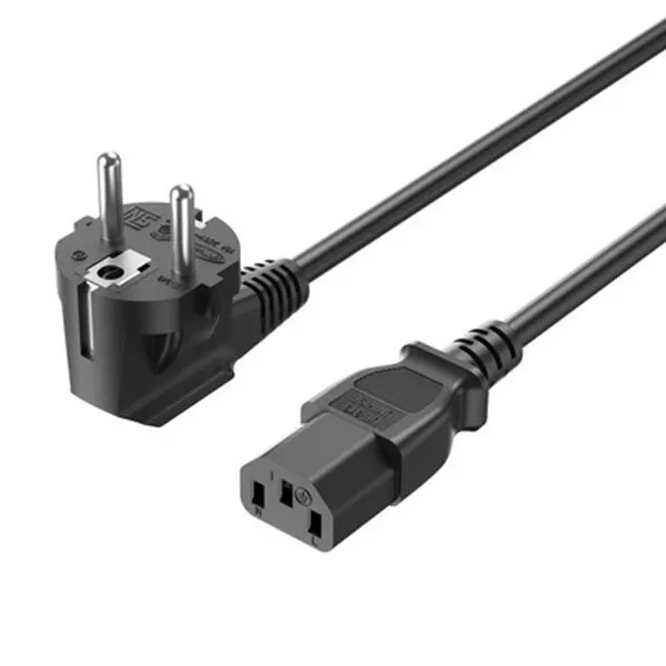 დენის კაბელი Vention Power Cord 1.8M C13 Connector EU Plug