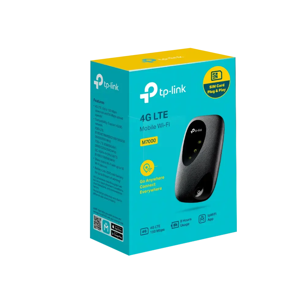 TP-Link, M7000, 4G LTE Mobile Wi-Fi