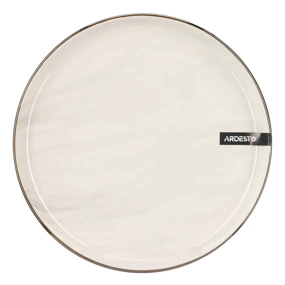 თეფში Ardesto Dessert plate Marmo, 19cm, ceramics, beige