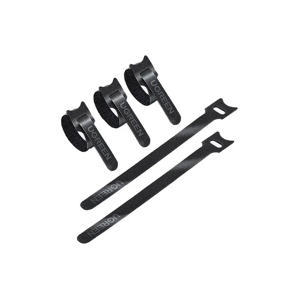 კაბელ მენეჯერი UGREEN LP401 (20245P20) Cat-ear Cable Tie, 20-Piece, Black