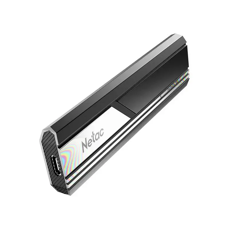 NETAC, ZX10, External SSD, 001T, USB 3.2 Gen 2,R/W up to1050/950MB/s,USB C to A cable,10Gbps Type C c.