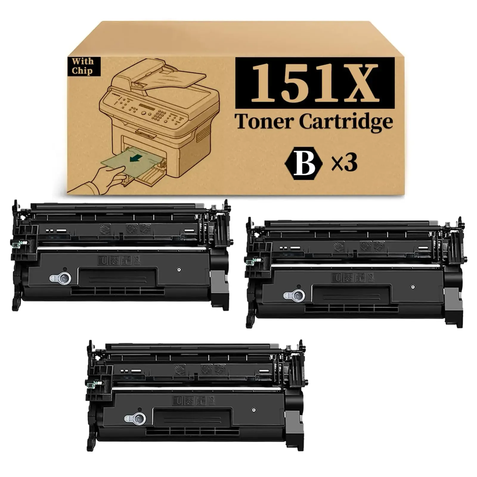 W151X PRINTERMAYIN, 151X Laser toner cartridge No chip