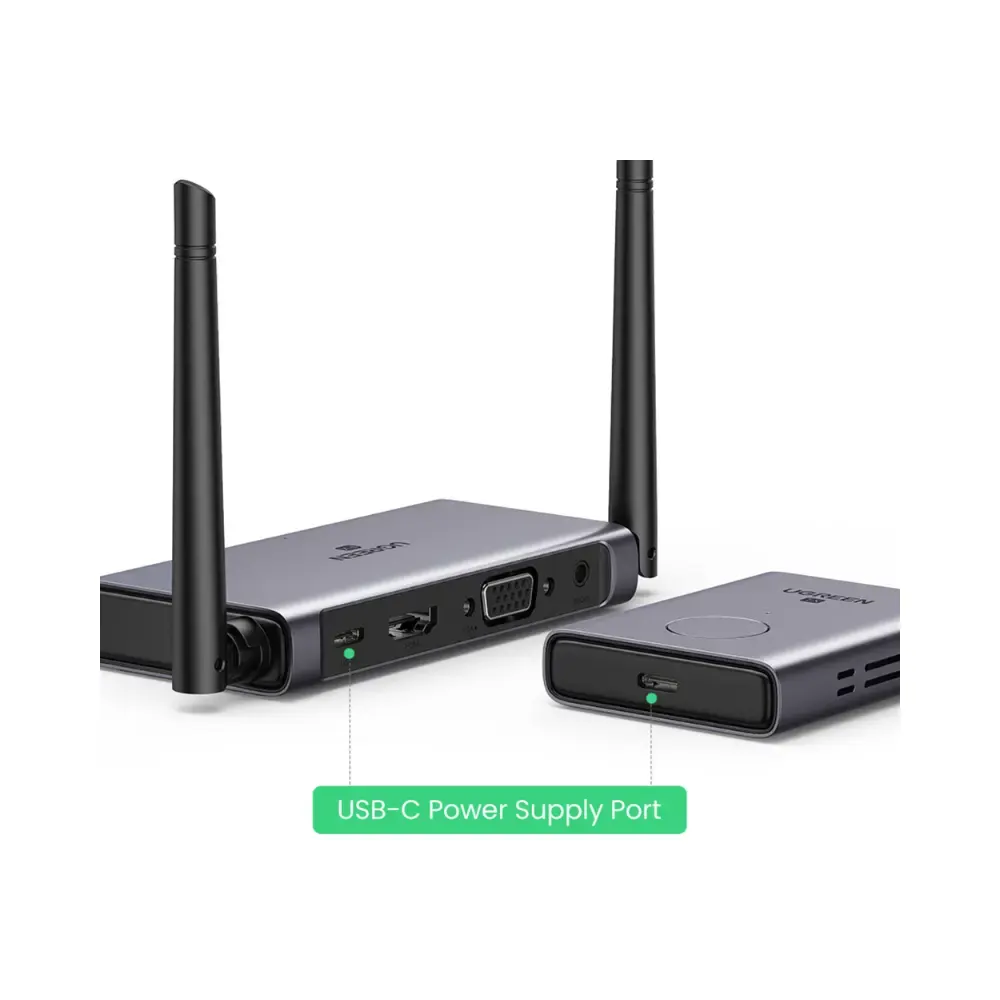 უსადენო HDMI გადამცემი UGREEN CM506 (50633) Wireless Transmitter SIlver