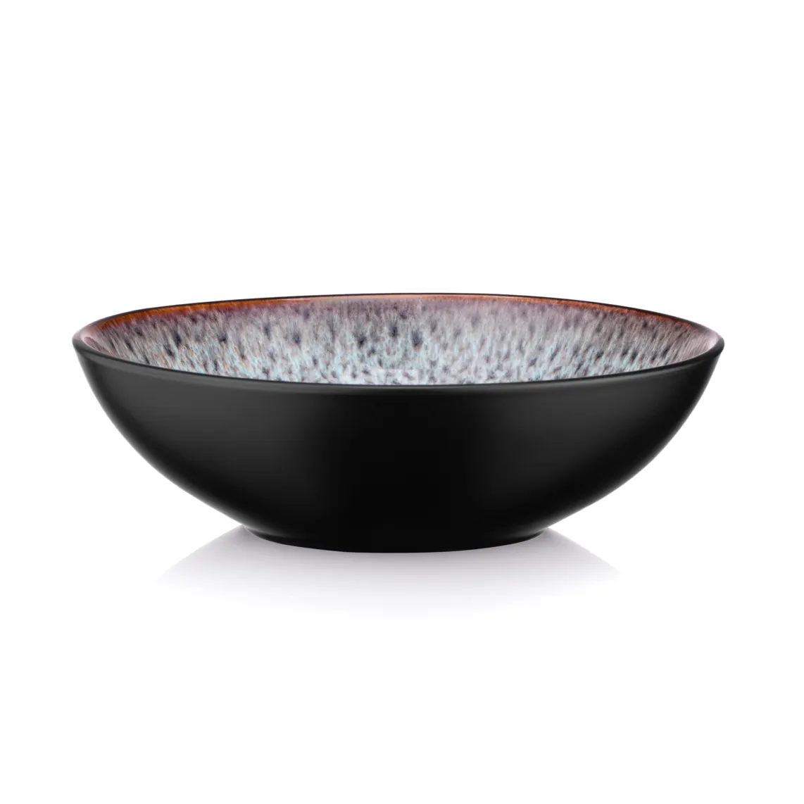 თეფში Ardesto Soup plate Bolzano, 630ml, 18cm, ceramic, black-brown