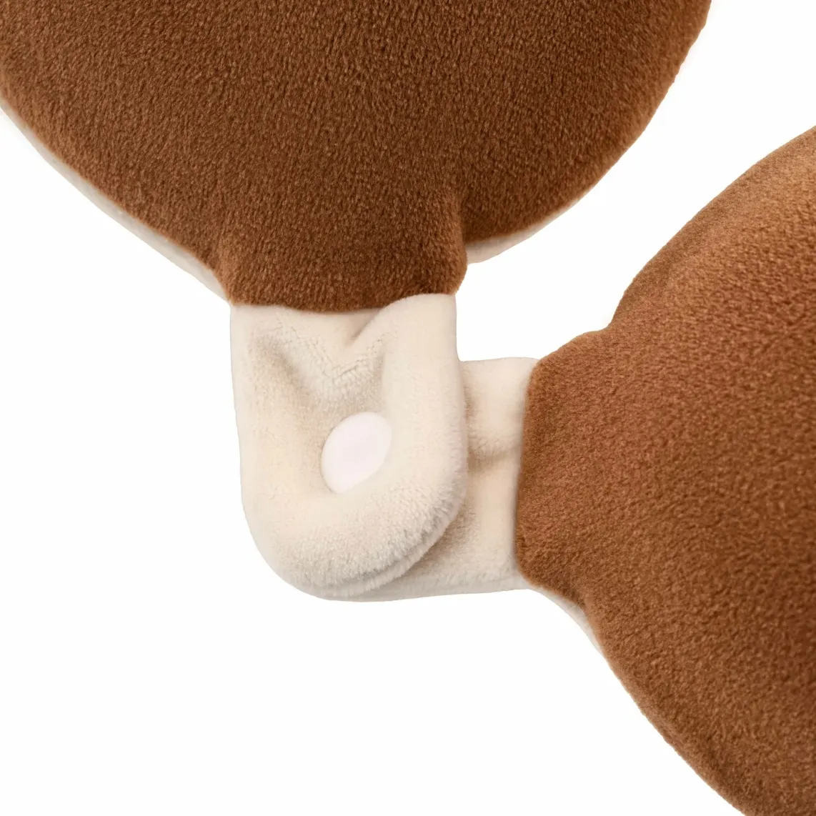 ARDESTO Neck pillow Travel Reindeer 30x30cm, polyurethane foam, white