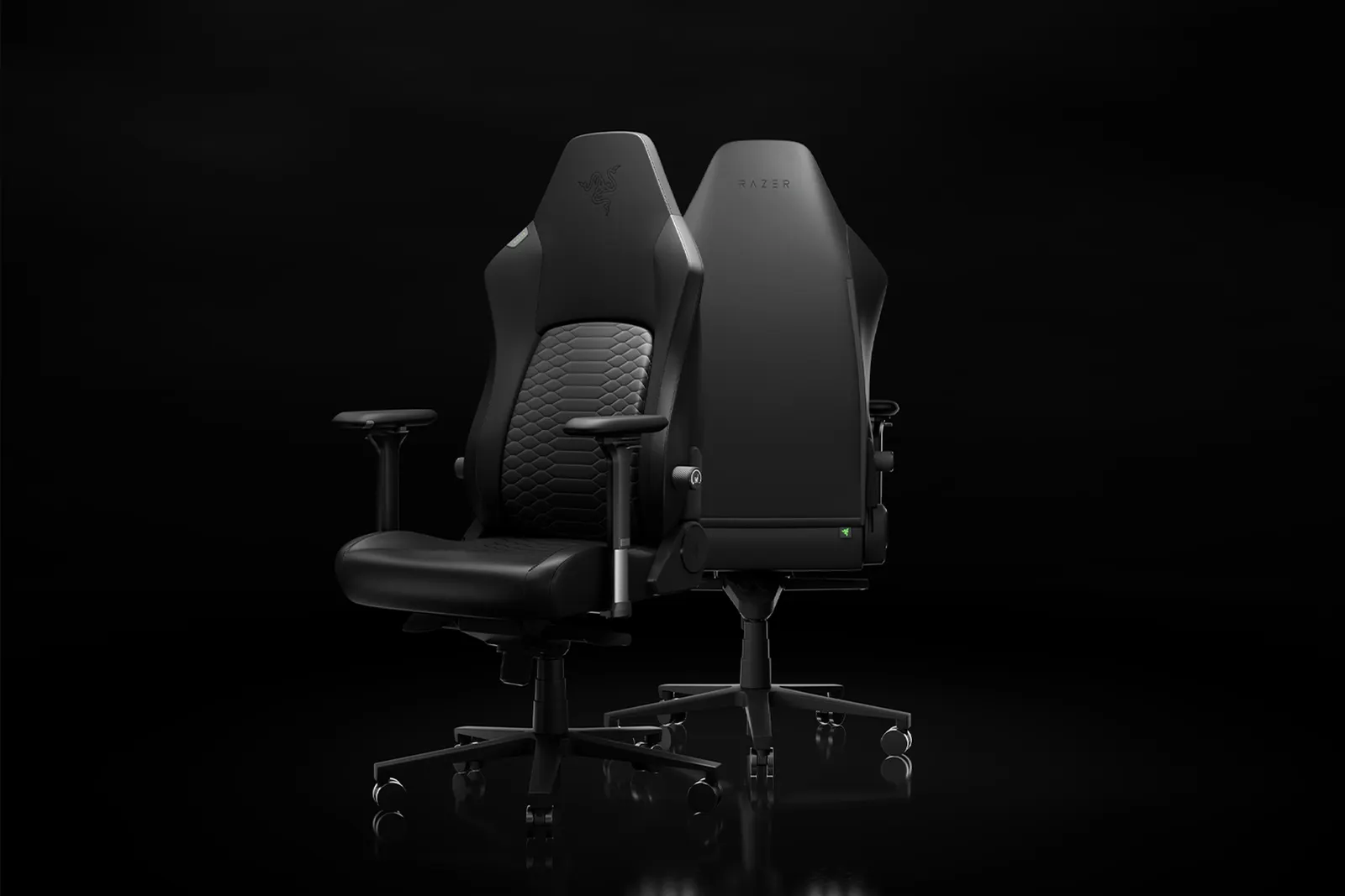 გეიმერული სავარძელი Razer chair Iskur V2 NewGen, EPU leather with CoolTouch™, 4D-Armrests, black