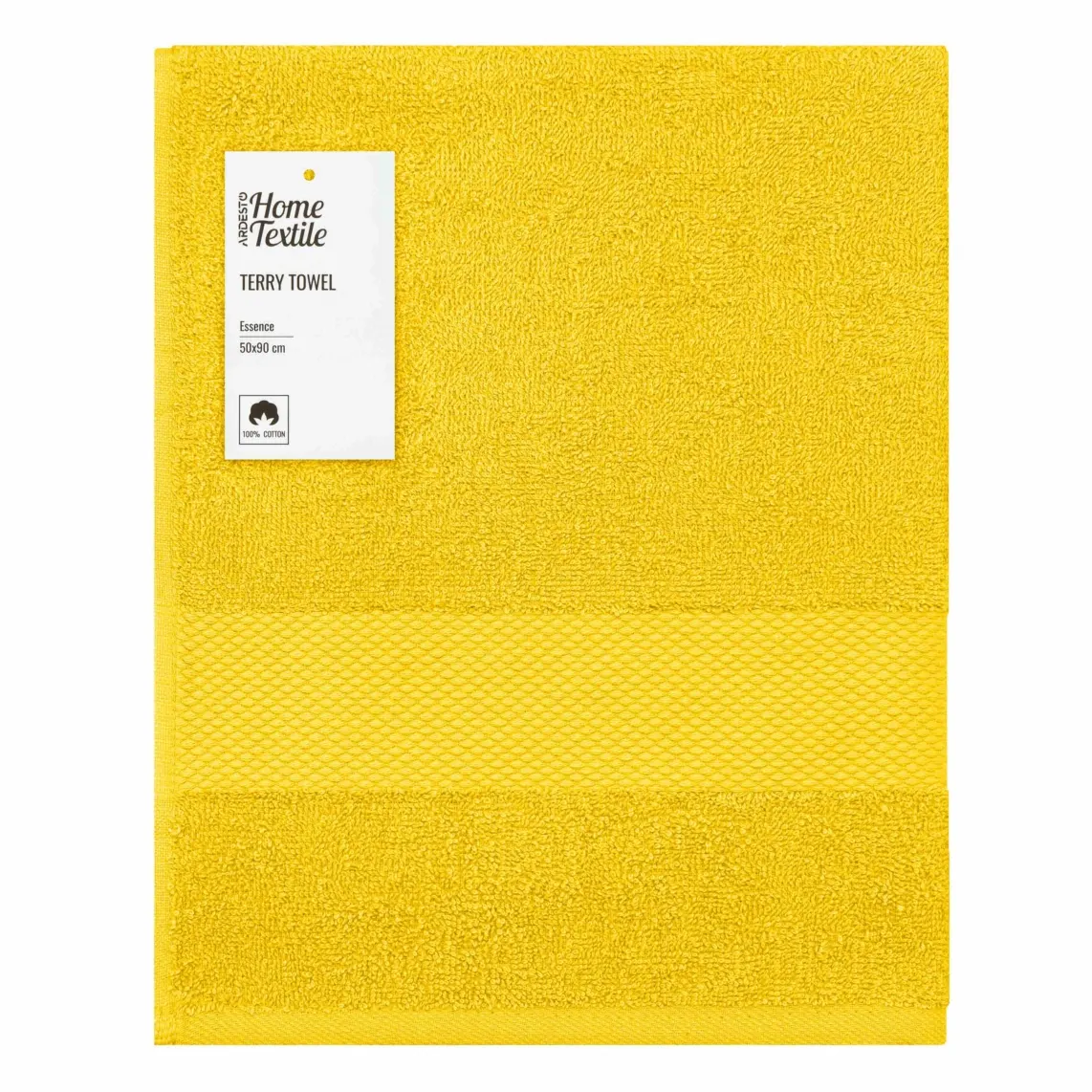 ARDESTO Terry towel Essence 50x90cm, 100% cotton, yellow