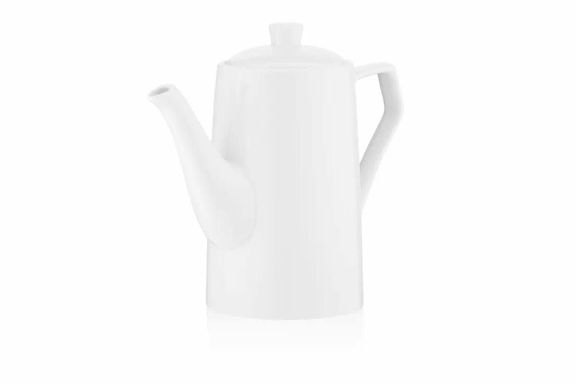 ჩაიდანი Ardesto Tea pot, 870ml, porcelain, white