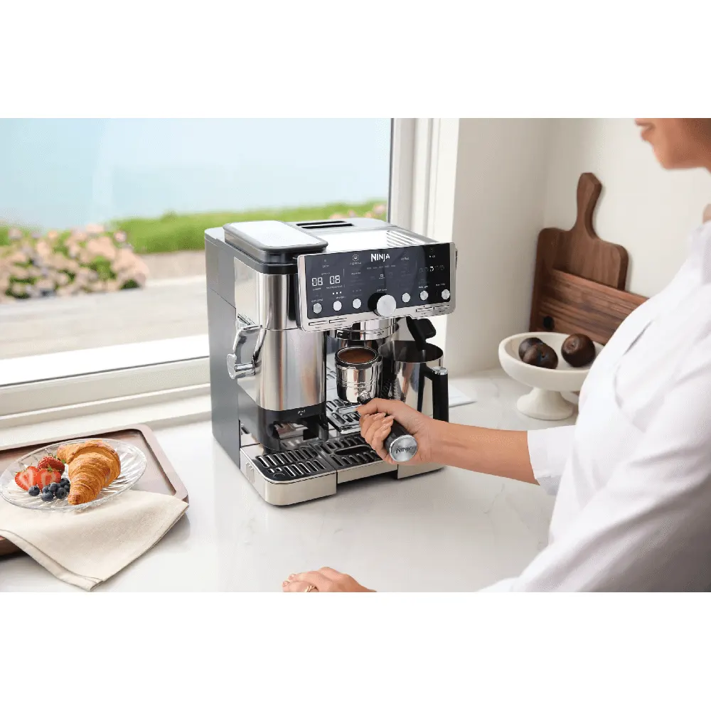 ყავის აპარატი Ninja ES701EU Luxe Café Pro Series, 1650W, 2L, Coffee Machine, Black/Stainless Steel
