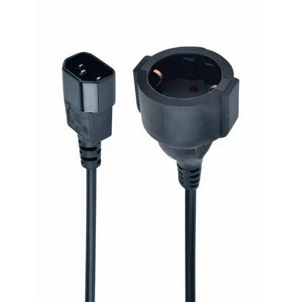 დენის კაბელი Gembird C14-Schuko (f) Adapter 0.15m