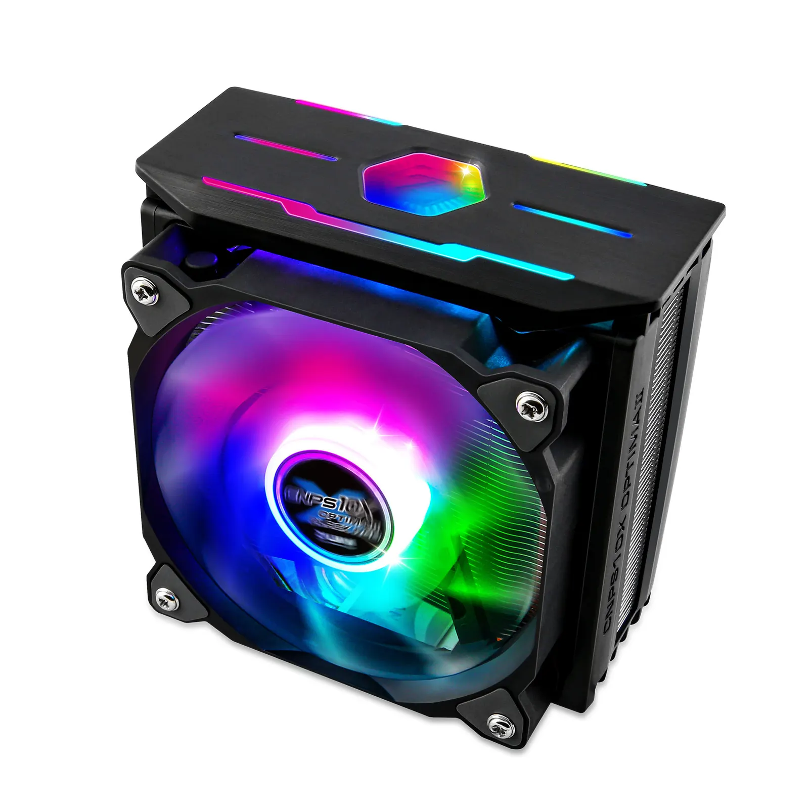 ქულერი Zalman CPU cooling systemZalman CNPS10X OPTIMA II BLACK RGB, LGA1700, 2066, 2011V3, 2011, 1366, 115X, AM5, AM4, AM3, AM3+, FM2, FM2+, TDP180W