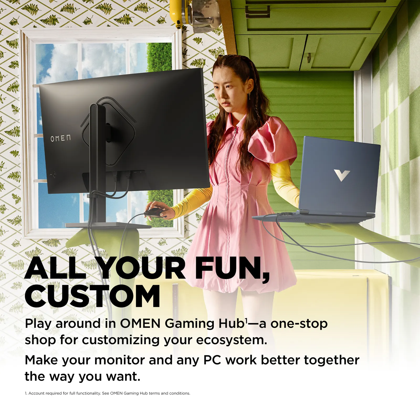 HP OMEN 32c Curved 31.5" VA 2K Black