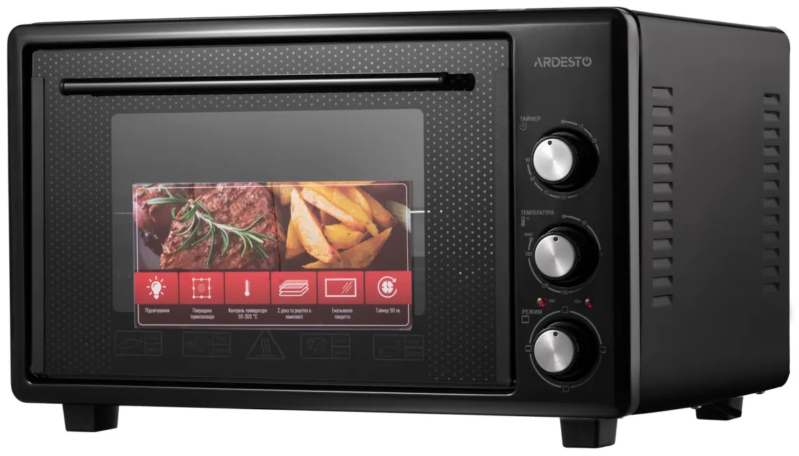 ელექტრო ღუმელი Ardesto Mini Electrical Oven MEO-S40GB black