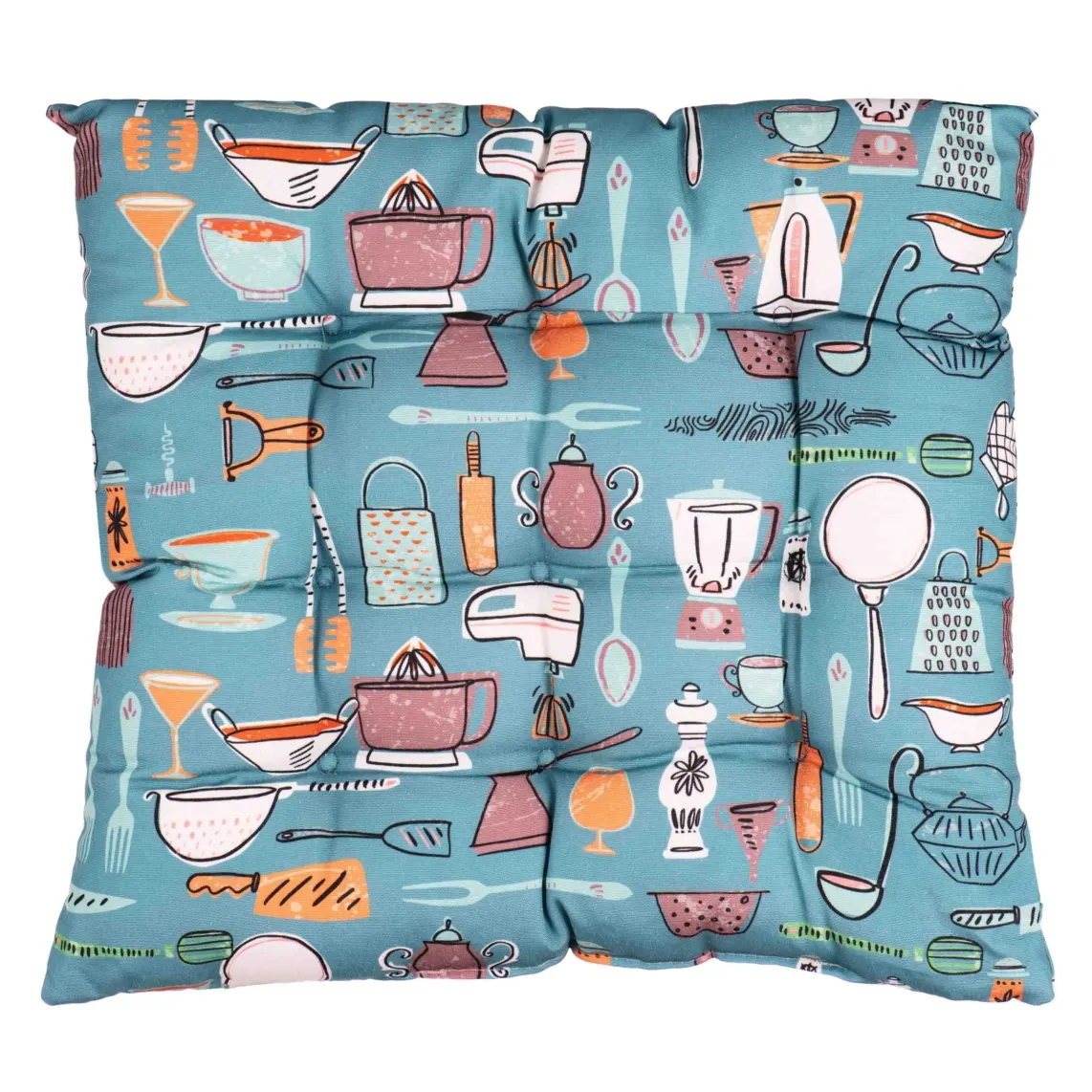 სკამის ბალიში Ardesto Sitpad Cookery 40x40cm, 90% polyester, 10% cotton