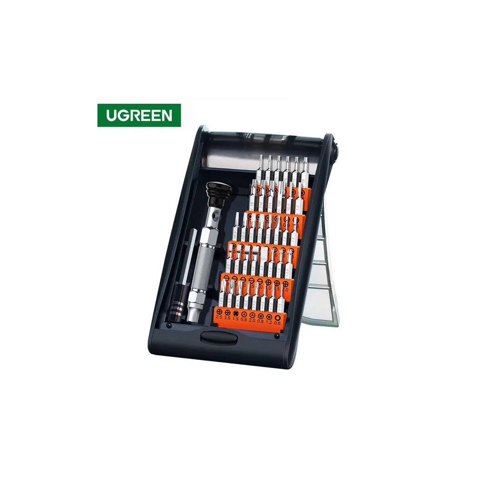 ხელსაწყოების ნაკრები UGREEN CM372 (80459) 38-in-1 Aluminum Alloy Screwdriver Set Black