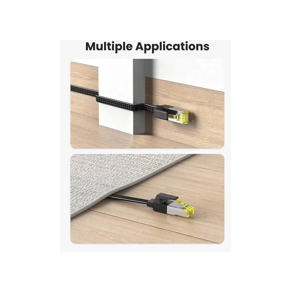 UGREEN NW189 (40162), CAT7 U/FTP, Lan Cable, 3m, Black