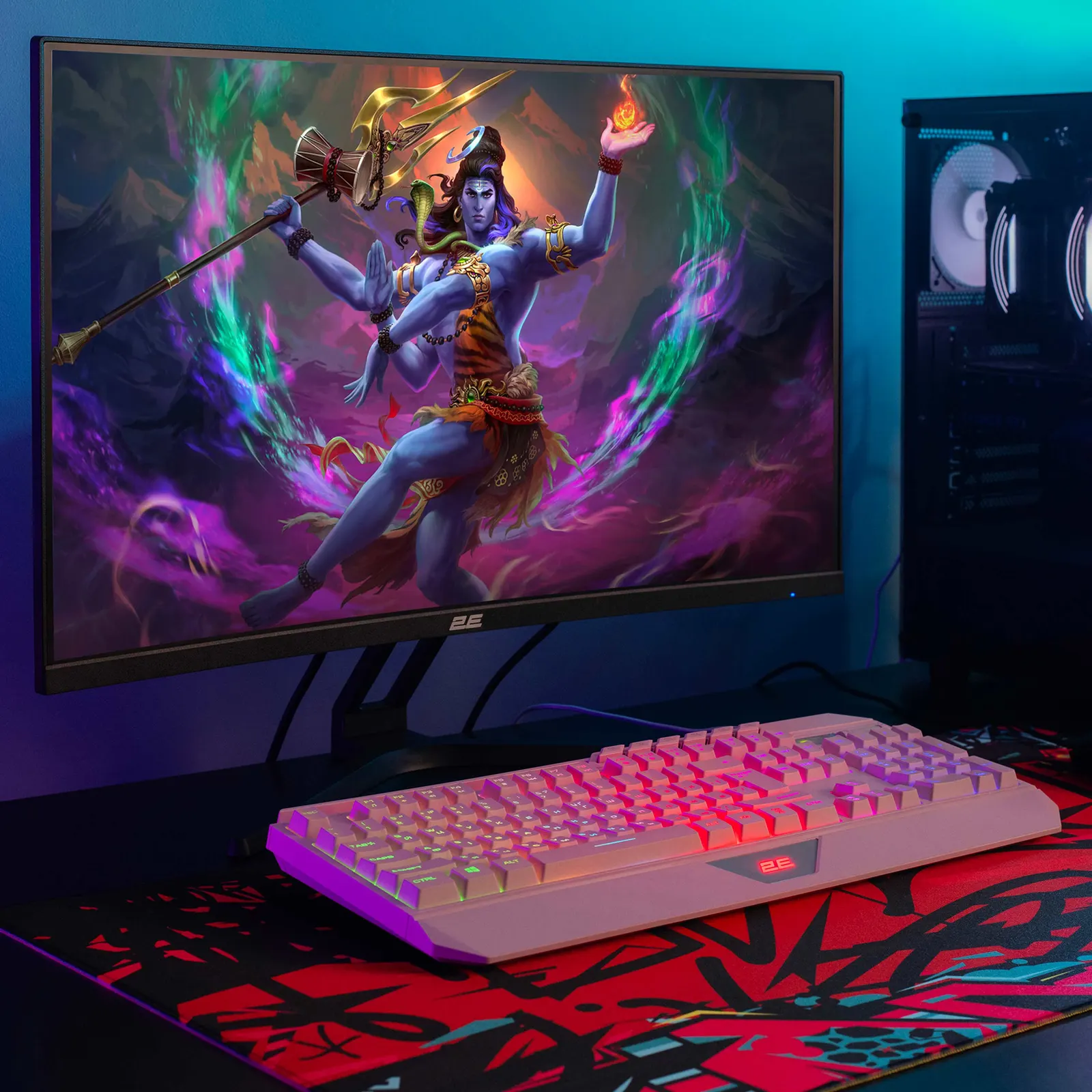 მონიტორი 2E Monitor GAMING 27" R2723BV HDMI, DP, VA, 165Hz, 6ms, CURVED, FreeSync