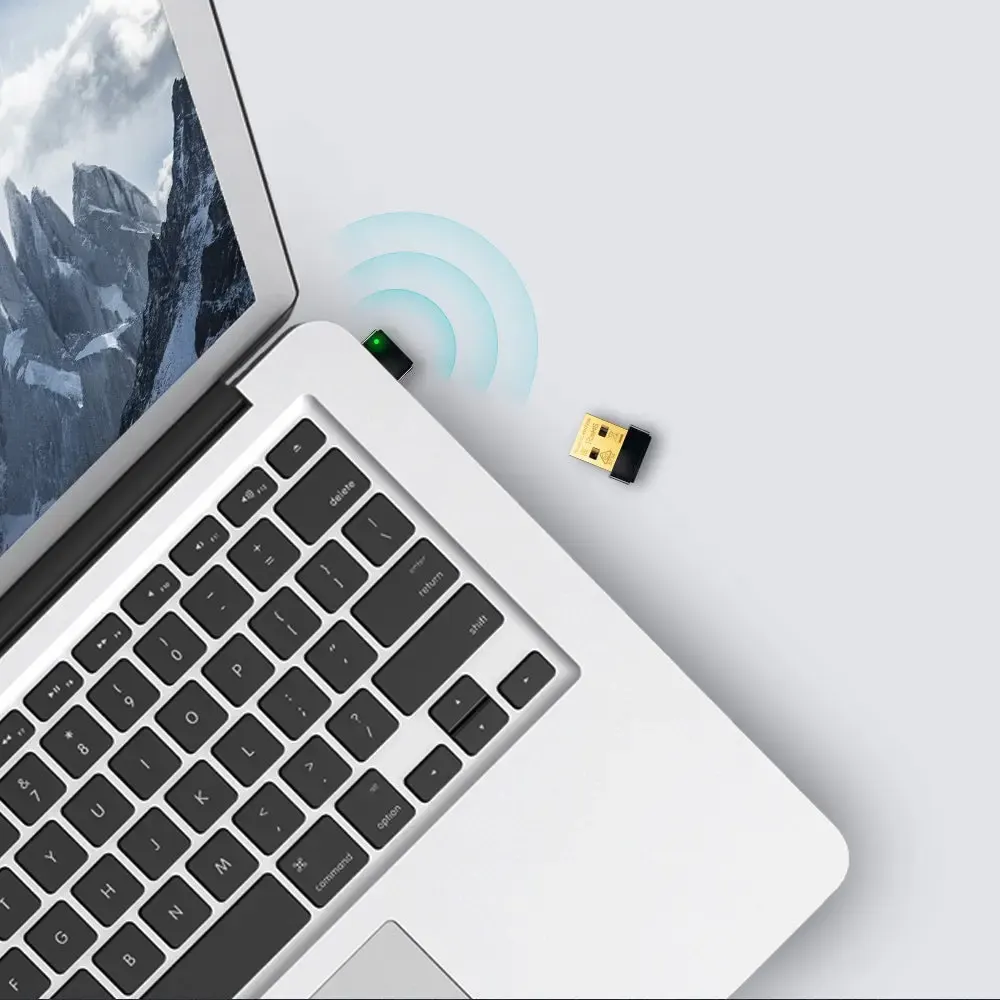 Wi-Fi ადაპტერი TP-Link, TL-WN725N, 150Mbps wireless N Nano USB adapter