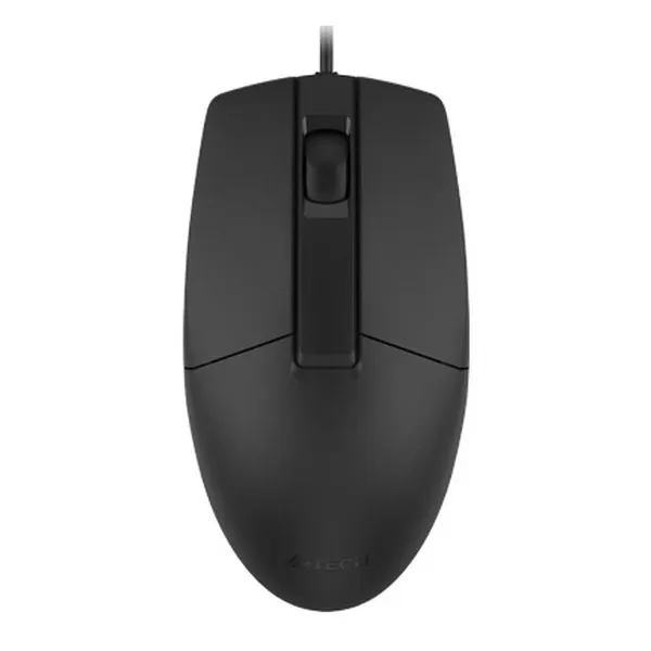 მაუსი A4Tech OP-330S Silent Wired Black