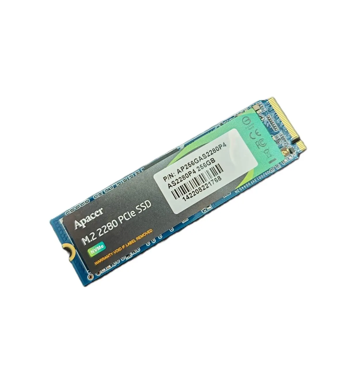 Apacer, AS2280P4 M.2 PCIe Gen3 x4 SSD, 256GB.