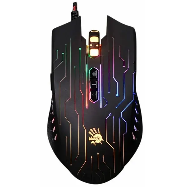 მაუსი Bloody Q81 Curve Wired Black