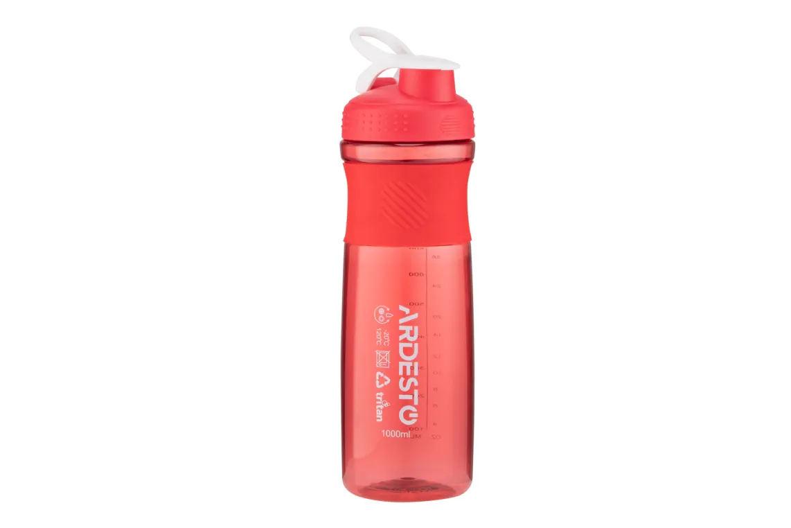 ბოთლი Ardesto Bottle Smart bottle 1000 ml, red, tritan