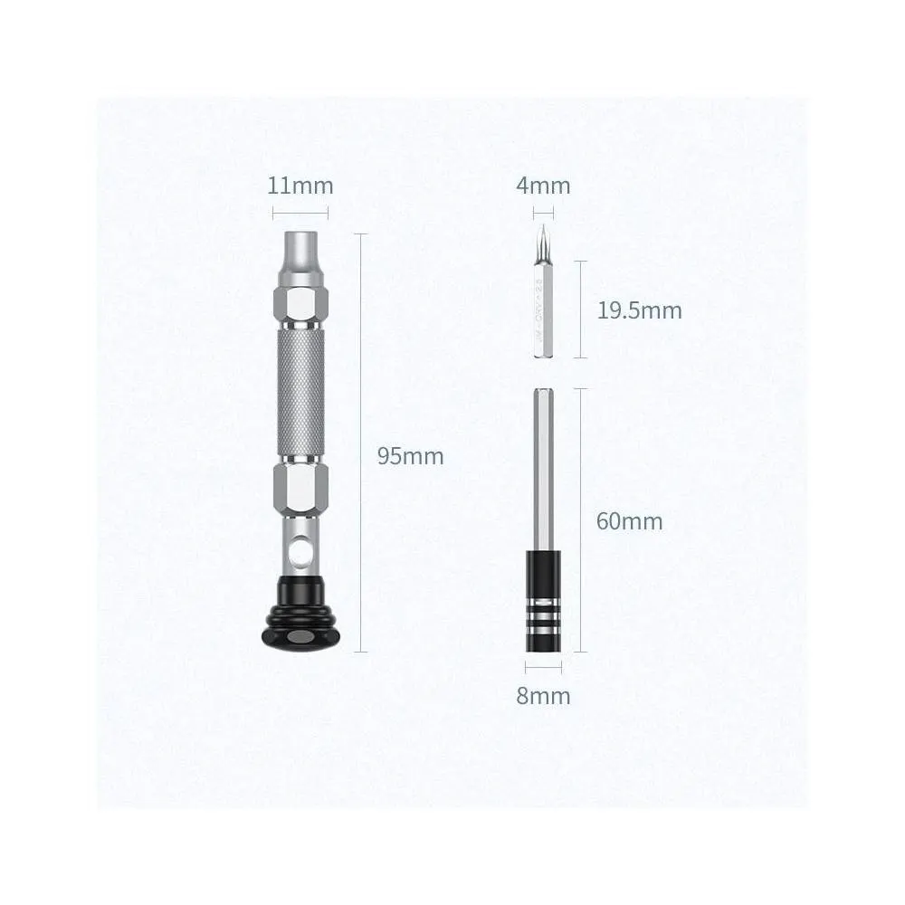 ხელსაწყოების ნაკრები UGREEN CM372 (80459) 38-in-1 Aluminum Alloy Screwdriver Set Black