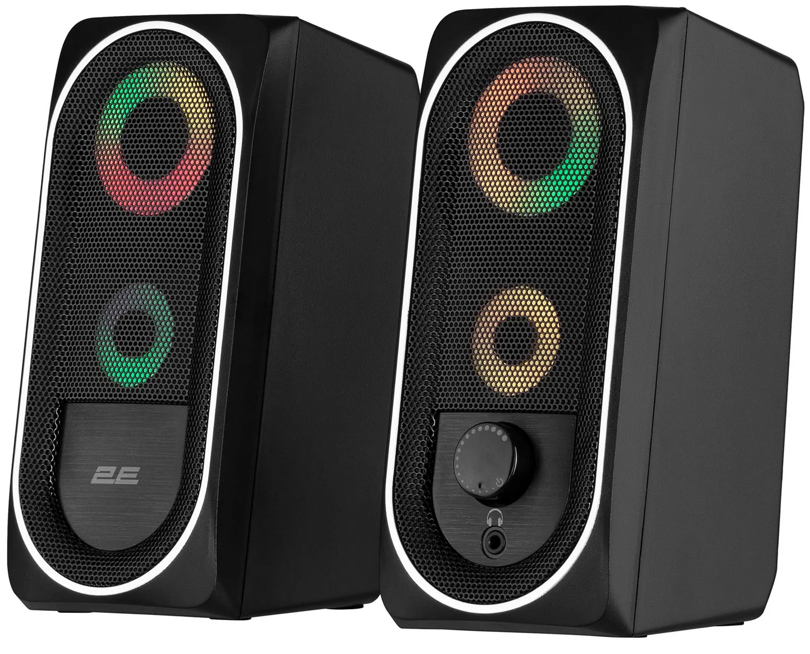 დინამიკი 2E Multimedia speaker PCS234 RGB, 2.0, USB, Black