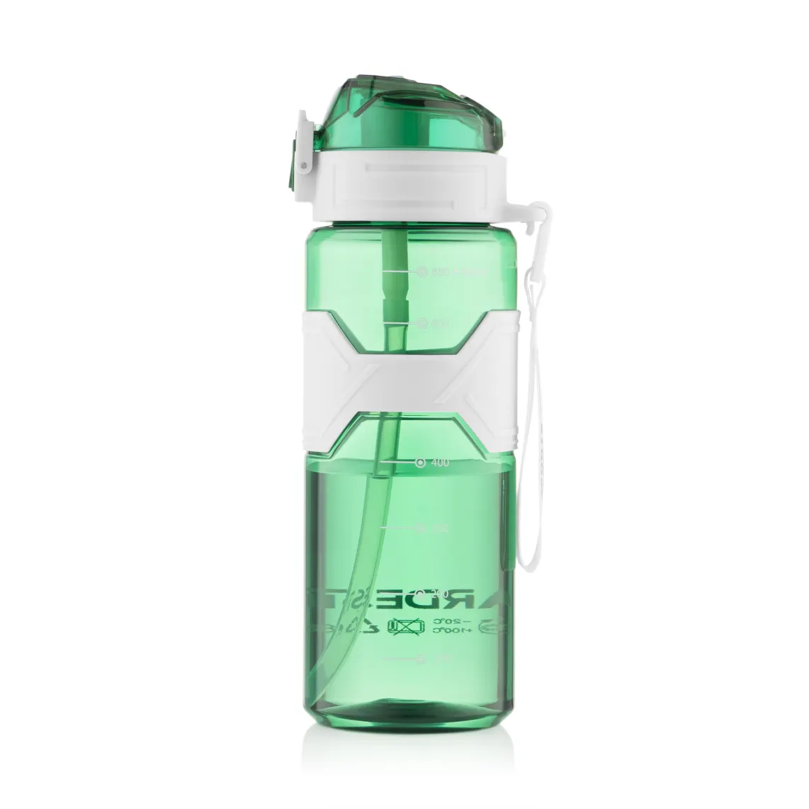 ბოთლი Ardesto Bottle Fitness 800ml, plastic, green