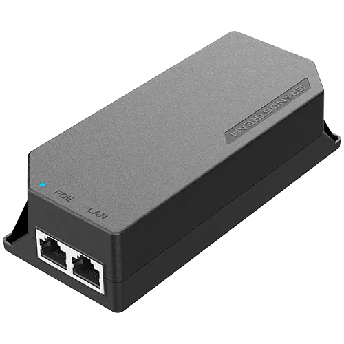 სვიჩის კვების ბლოკი Grandstream GS-POE15W-MG PoE Injector, 802.3af compliant 15W PoE, 1G/2.5G Ethernet