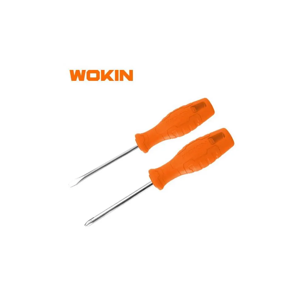 სახრახნისის ნაკრები Wokin 202502, 2Pcs Tool Set, SCREWDRIVERS SET Orange