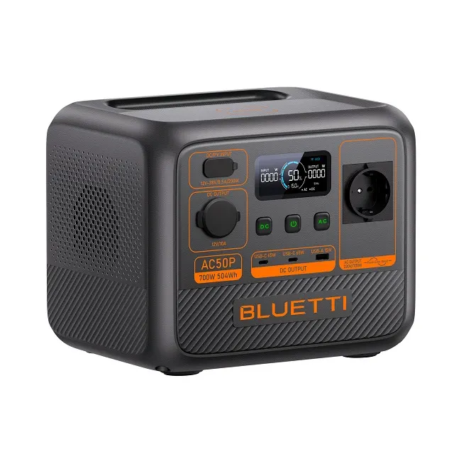 პორტატული კვების სადგური Bluetti AC50P Portable Power Station | 700W 504Wh