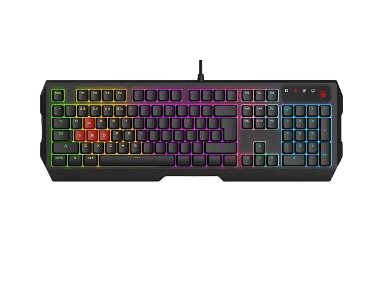 კლავიატურა A4tech Bloody B140N Neon Keyboard Black