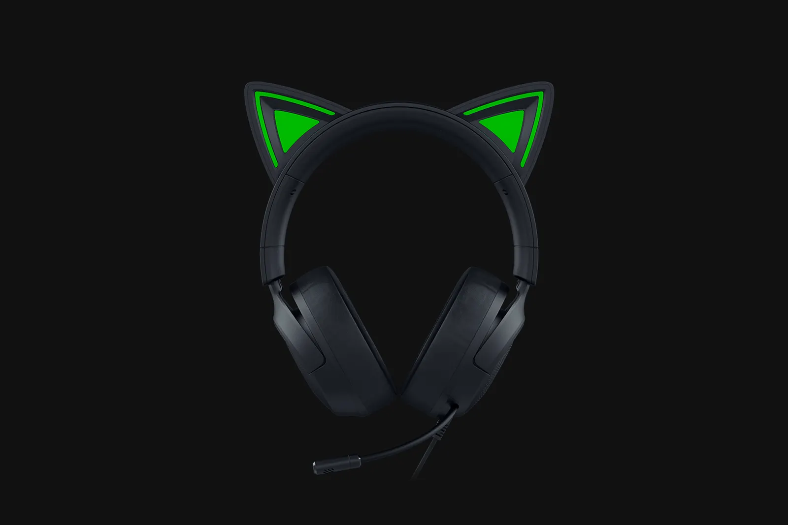 ყურსასმენი Razer Headset Kraken Kitty V3 X, mini-jack, 1.3m, black