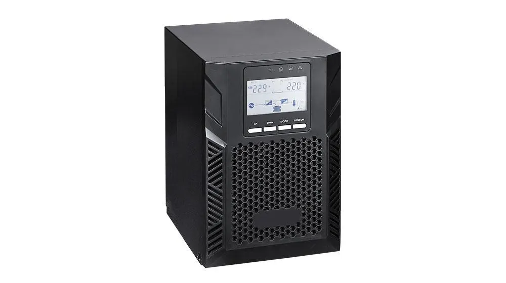 UPS - 2KVA/1.8KW On-line Tower, საჭიროებს 4 გარე მიერთების აკუმულატორს, KSTAR MP 2k H-48V