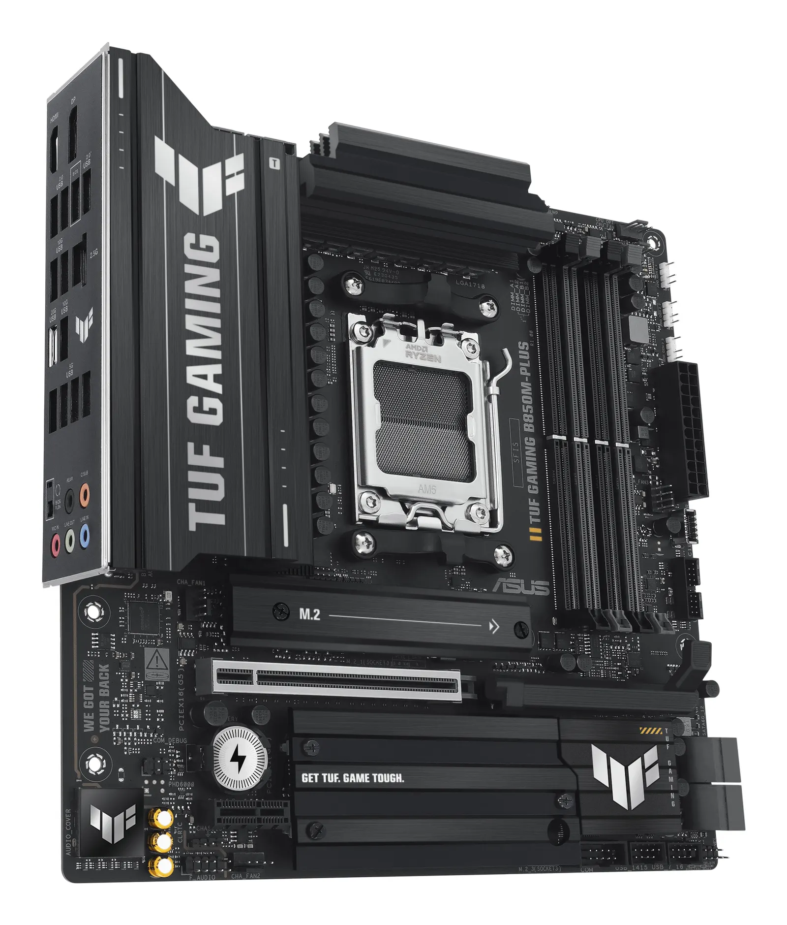 ASUS Motherboard TUF GAMING B850M-PLUS sAM5 B850 4xDDR5 M.2 HDMI DP mATX