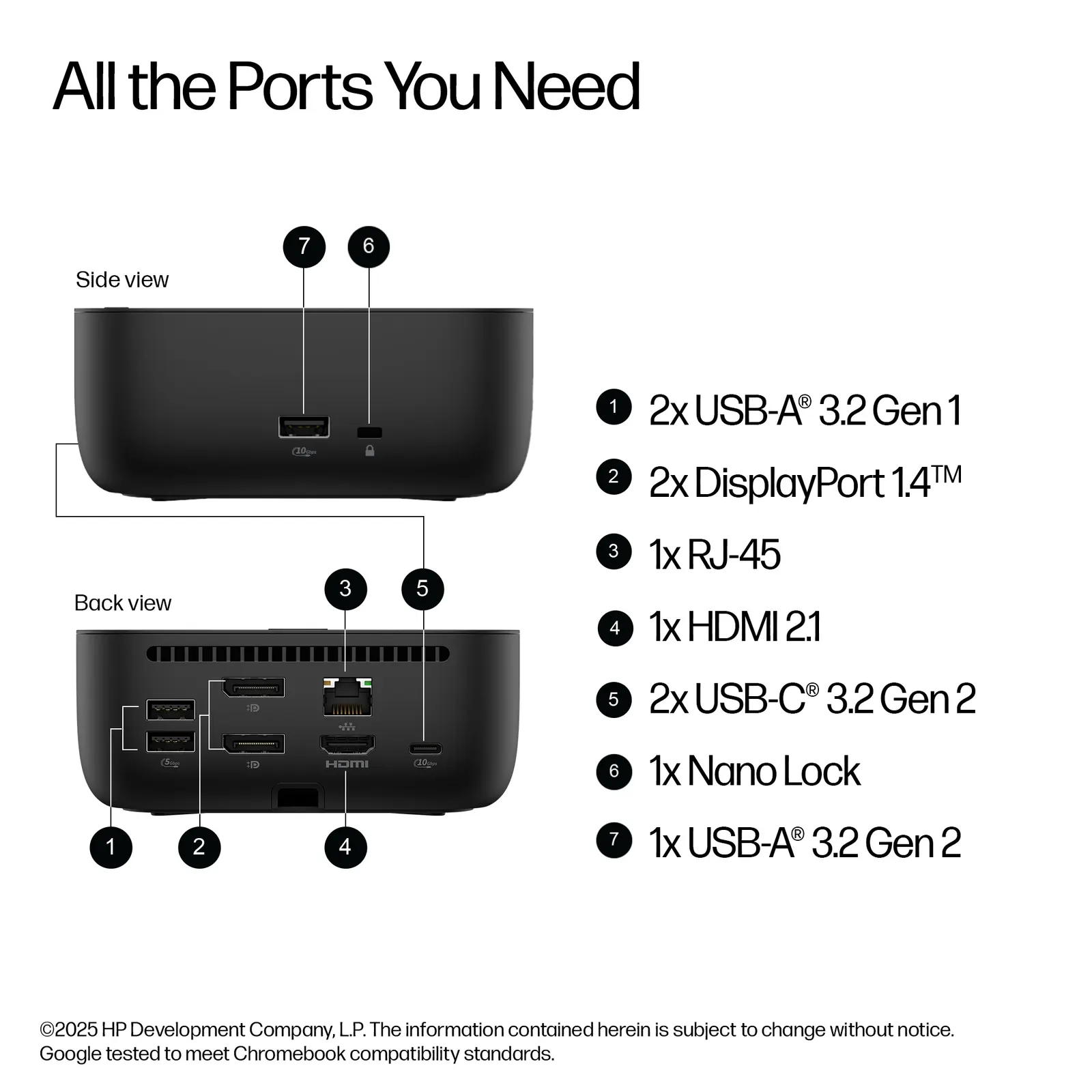 HP USB-C 100W G6 Dock Color Box EURO