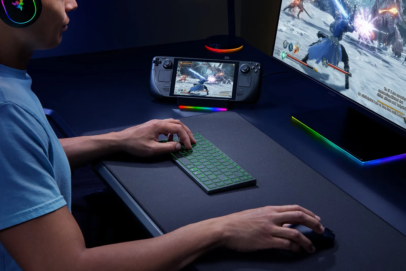 კლავიატურა Razer Keyboard Joro Ultra Low-Profile, 86key, BT, EN, RGB, black