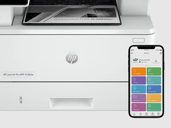 HP LaserJet Pro MFP 4103fdw Printer